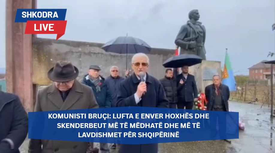 VIDEO / Komunisti Bruçi: Enver Hoxha dhe Skenderbeu dy kolonat&hellip;