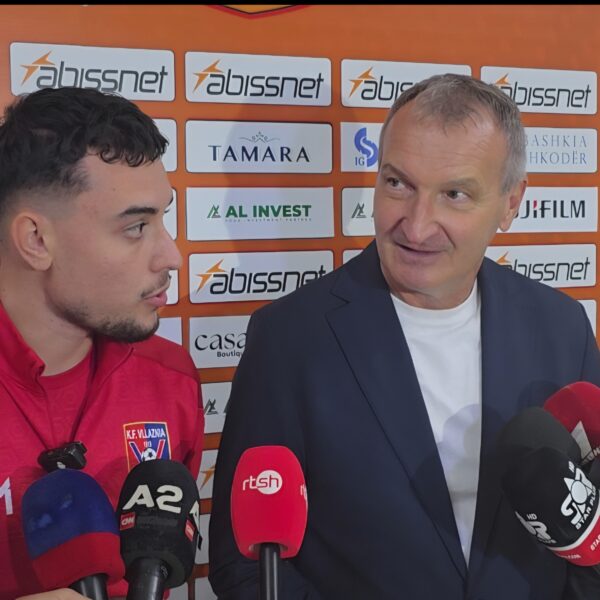 “Fituam për qytetin” / Trajneri i Vllaznisë pas triumfit me…