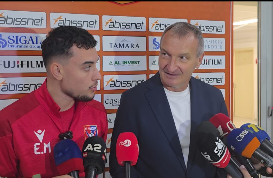 “Fituam për qytetin” / Trajneri i Vllaznisë pas triumfit me…