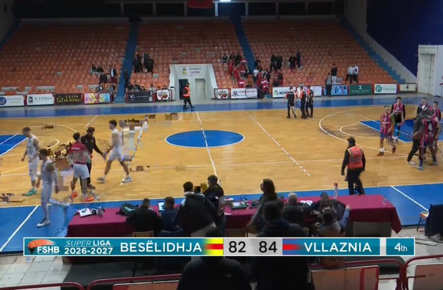 Vllaznia në basketboll përmbys Besëlidhjen dhe merr fitore të madhe…