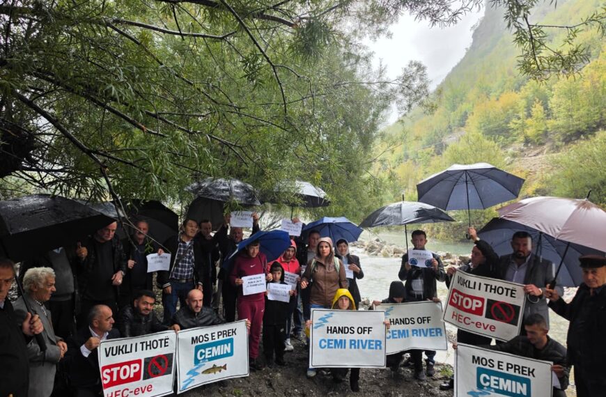 Protestë e banorëve në Vukël të Kelmendit /…